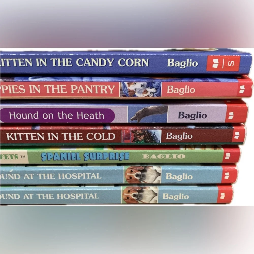 Animal Ark Ben M. Baglio Lot of 6 Chapter Books Puppies Kitten kids Cat Hound